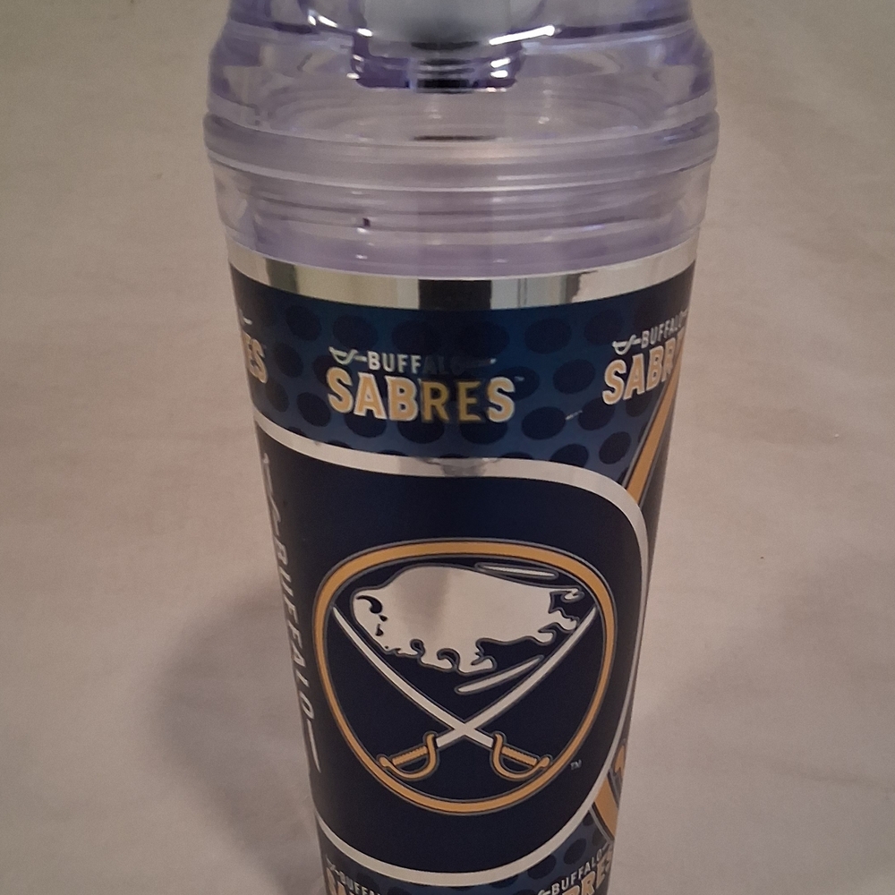 Great American Co. Buffalo Sabers 24 ounce Plastic Insulated Tumbler : NWT : NHL